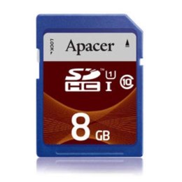 Apacer karta pamięci Secure Digital, 8GB, SDHC, AP8GSDHC10U1-R, UHS-I U1 (Class 10)
