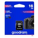 Goodram Secure Digital Card, 16GB, SDHC, S1A0-0160R11, UHS-I U1 (Class 10)