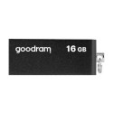 Goodram USB flash disk 2.0 16GB UCU2 czarny UCU2-0160K0R11 wsparcie OS Win 7 nowe papierowe opakowanie