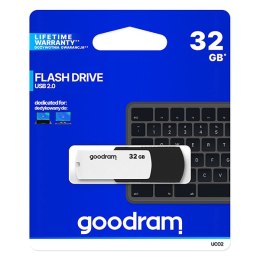 Goodram USB flash disk 2.0 32GB UC02 black and white UCO2-0320KWR11 wsparcie OS Win 7