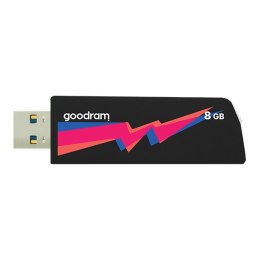 Goodram USB flash disk 3.0 8GB UCL3 czarny UCL3-0080K0R11 wsparcie OS Win 7 nowe papierowe opakowanie