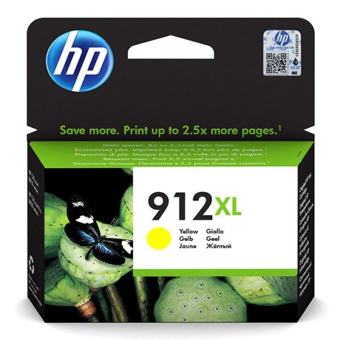 HP oryginalny ink / tusz 3YL83AE HP 912XL yellow 825s high capacity HP Officejet 8012 8013 8014 8015 Officejet Pro 802