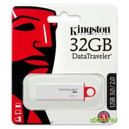 Kingston USB flash disk, 3.0, 32GB, Data Traveler DTI-G4, czerwona, DTIG4/32GB