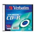 Verbatim CD-R, 43347, DataLife, 200-pack, 700MB, Extra Protection, 52x, 80min., 12cm, bez możliwości nadruku, slim box, Standard