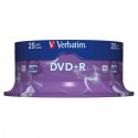 Verbatim DVD+R, 43500, DataLife PLUS, 25-pack, 4.7GB, 16x, 12cm, General, Advanced Azo+, cake box, Scratch Resistant, bez możliw