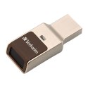 Verbatim USB flash disk 3.0 32GB Fingerprint Secure czarny 49337 z szyfrowaniem