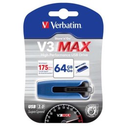 Verbatim USB flash disk 3.0 64GB Store n Go V3 MAX niebieski 49807