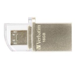 Verbatim USB flash disk OTG 3.0/2.0 Micro 16GB Micro Drive srebrny 49825 do archiwizacji danych