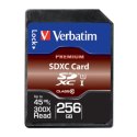 Verbatim karta pamięci SDXC, 256GB, SDXC, 44026, UHS-I U1 (Class 10)