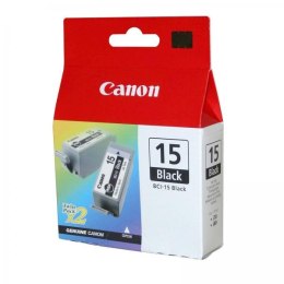 Canon oryginalny ink / tusz BCI15B, black, 390s, 8190A002, 2szt, Canon i70