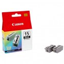 Canon oryginalny ink / tusz BCI15B, black, 390s, 8190A002, 2szt, Canon i70