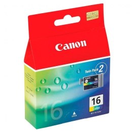 Canon oryginalny ink / tusz BCI16C, color, 2*100s, 9818A020, 9818A002, Canon Pixma i90, Selphy D8706, DS810, CP500, DS700