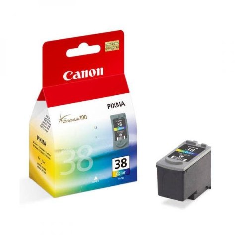 Canon oryginalny ink / tusz CL38, color, blistr z ochroną, 207s, 9ml, 2146B008, 2146B003, Canon iP1800