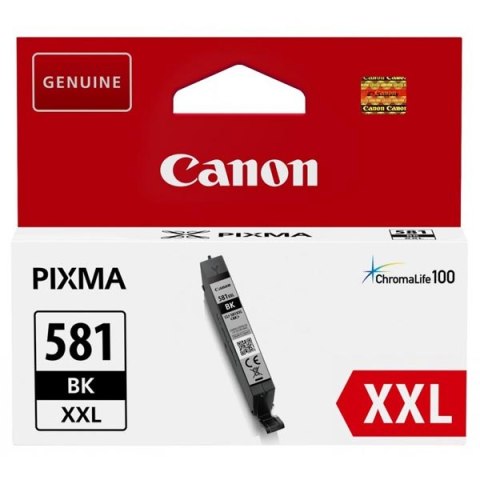 Canon oryginalny ink / tusz CLI-581BK XXL, black, 11.VIIml, 1998C001, very high capacity, Canon PIXMA TR7550, TR8550, TS6150, TS