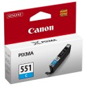 Canon oryginalny ink / tusz CLI551C, cyan, 7ml, 6509B001, Canon PIXMA iP7250, MG5450, MG6350, MG7550