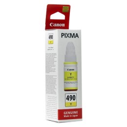 Canon oryginalny ink / tusz GI-490 Y, yellow, 7000s, 70ml, 0666C001, Canon PIXMA G1400, G2400, G3400