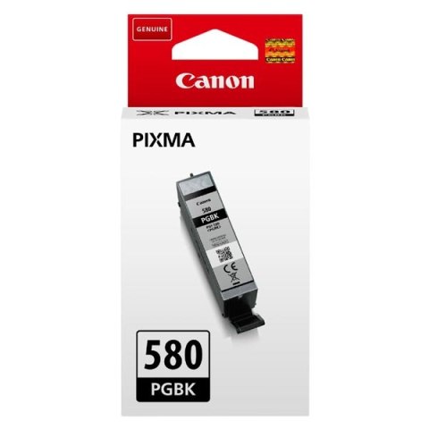 Canon oryginalny ink / tusz PGI-580PGBK, black, 11.2ml, 2078C001, Canon PIXMA TR7550, TR8550, TS6150, TS8150, TS9150 serie