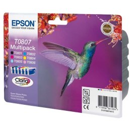 Epson oryginalny ink / tusz C13T08074011, CMYK/light C/light M, Epson Stylus Photo PX700W