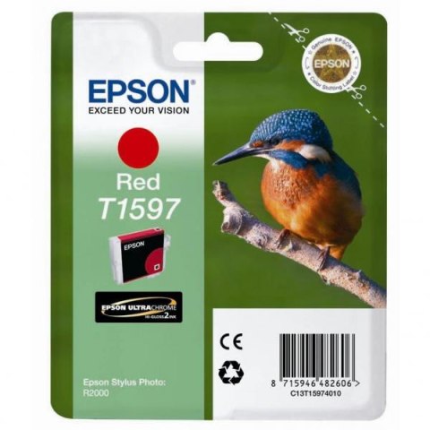 Epson oryginalny ink  tusz C13T15974010  red  17ml  Epson Stylus Photo R2000