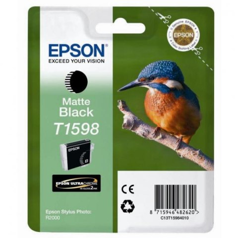 Epson oryginalny ink / tusz C13T15984010, matte black, 17ml, Epson Stylus Photo R2000