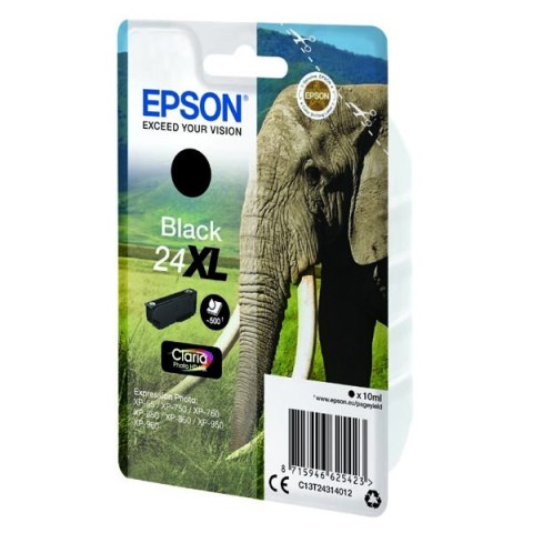 Epson oryginalny ink / tusz C13T24314012, T2431, 24XL, black, 10ml, Epson