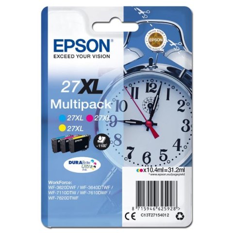 Epson oryginalny ink  tusz C13T27154012  27XL  color  3x10 4ml  Epson WF-3620  3640  7110  7610  7620