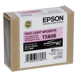 Epson oryginalny ink  tusz C13T580B00  light vivid magenta  80ml  Epson Stylus Pro 3800
