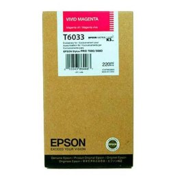 Epson oryginalny ink / tusz C13T603300, vivid magenta, 220ml, Epson Stylus Pro 7800, 9800