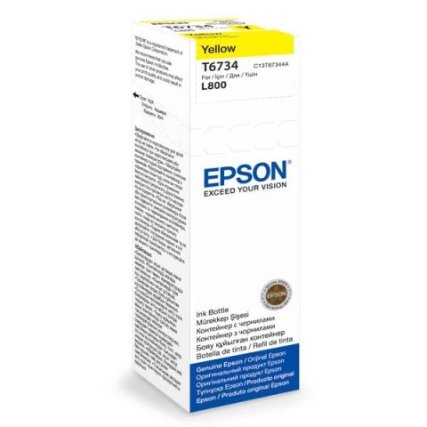 Epson oryginalny ink  tusz C13T67344A  yellow  70ml  Epson L800