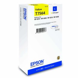 Epson oryginalny ink / tusz C13T756440, T7564, L, yellow, 1500s, 14ml, 1szt, Epson WorkForce Pro WF-8590DWF