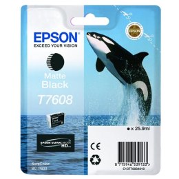 Epson oryginalny ink  tusz C13T76084010  T7608  matte black  25 9ml  1szt  Epson SureColor SC-P600