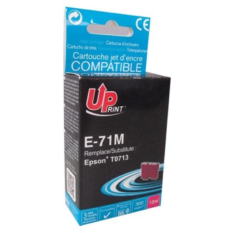 UPrint kompatybilny ink / tusz z C13T07134011, magenta, 11ml, E-71M, dla Epson D78, DX4000, DX4050, DX5000, DX5050, DX6000, DX60