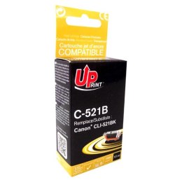 UPrint kompatybilny ink / tusz z CLI521BK, black, 10ml, C-521B, dla Canon iP3600, iP4600, MP620, MP630, MP980, z chipem