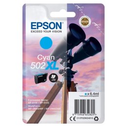 Epson oryginalny ink / tusz C13T02W24010, 502XL, T02W240, cyan, 470s, 6.4ml, Epson XP-5100, XP-5105, WF-2880dwf, WF2865dwf