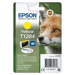 Epson oryginalny ink  tusz C13T12844022 T1284 yellow blistr 35ml Epson Stylus S22 SX125 420W 425W Stylus Office BX305