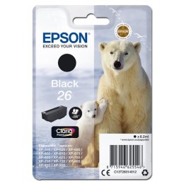 Epson oryginalny ink  tusz C13T26014012  T260140  black  6 2ml  Epson Expression Premium XP-800  XP-700  XP-600