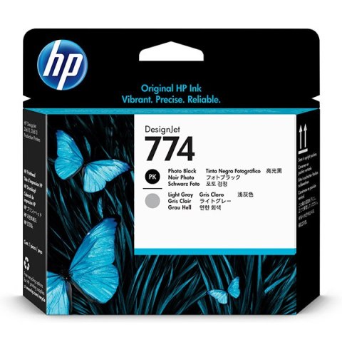 HP oryginalny głowica drukująca P2W00A HP 774 photo black/light gray 1szt HP DesignJet Z6810