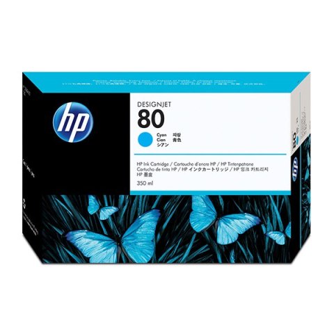 HP oryginalny ink / tusz C4846A HP 80 cyan 350ml HP DesignJet 1050 C 1055 C CM