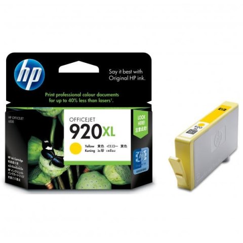 HP oryginalny ink / tusz CD974AE HP 920XL yellow 700s HP Officejet