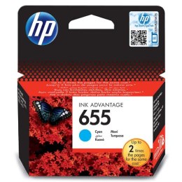 HP oryginalny ink / tusz CZ110AE HP 655 cyan 600s HP Deskjet Ink Advantage 3525 5525 6525 4615 e-AiO