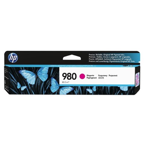 HP oryginalny ink   tusz D8J08A HP 980 magenta HP HP OfficeJet Enterprise X585 X555