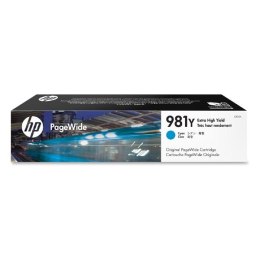 HP oryginalny ink   tusz L0R13A HP 981Y cyan 16000s 185ml extra duża pojemność HP PageWide MFP E58650 556 Flow 586