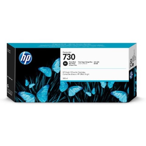 HP oryginalny ink / tusz P2V73A HP 730 photo black 300ml HP HP DesignJet T1700 44 printer series T1700dr 44