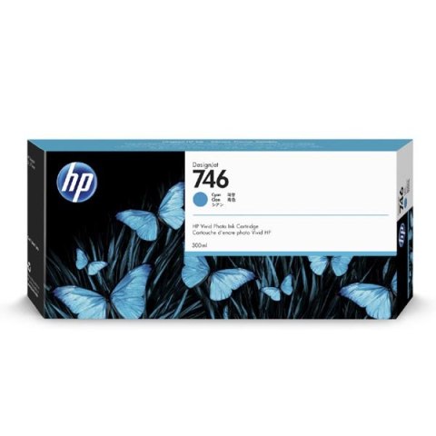 HP oryginalny ink / tusz P2V80A HP 746 cyan 300ml HP HP DesignJet Z6 Z9+