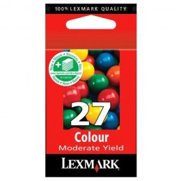 Lexmark oryginalny ink / tusz 10NX227E, #27+, color, 160s, Lexmark Z13, Z23, Z33, Z25, Z35