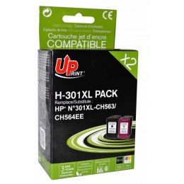 UPrint kompatybilny ink / tusz z CH563EE+CH564EE HP 301XL black+color 20+21ml H-301XL-PACK dla HP HP Deskjet 1000 1050 20