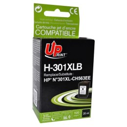 UPrint kompatybilny ink / tusz z CH563EE HP 301XL black 520s 20ml H-301XLB dla HP HP Deskjet 1000 1050 2050 3000 3050