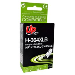 UPrint kompatybilny ink / tusz z CN684EE HP 364XL black 20ml H-364XLB dla HP Photosmart e-All-in-One Premium Plus C5380