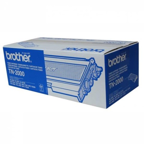 Brother oryginalny toner TN2000, black, 2500s, Brother HL-20x0, MF-7420