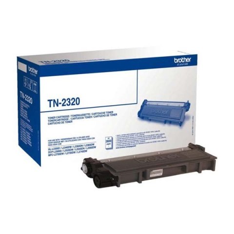 Brother oryginalny toner TN2320, black, 2600s, Brother DCP-L25xx, MFC-L27xx